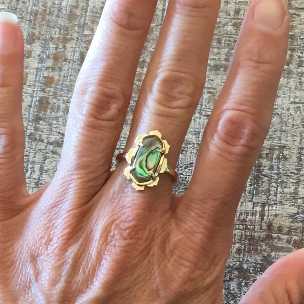 Kendra Scott Abalone Shell Ring - image 1